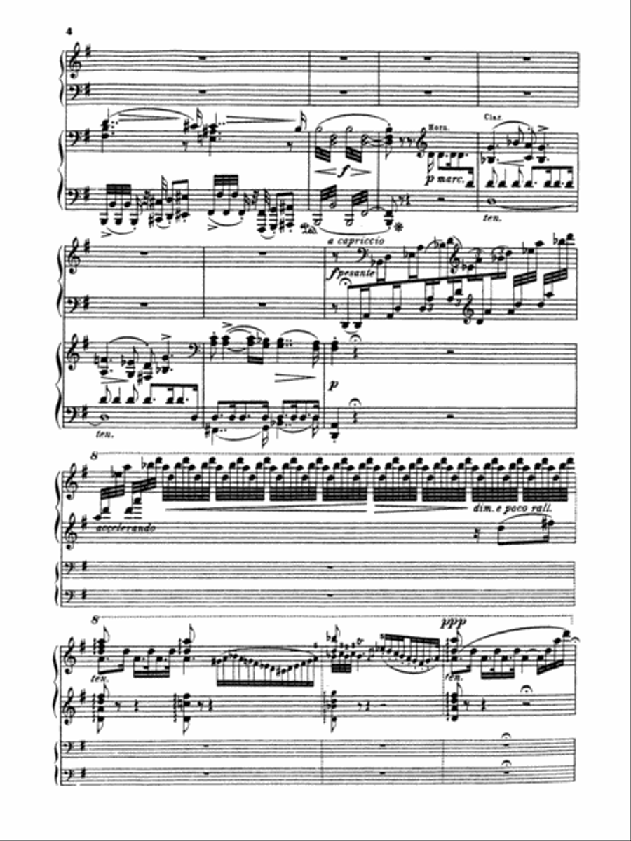 Liszt: Hungarian Fantasy Liszt: Hungarian Fantasy Piano Duet scores gallery preview page 4
