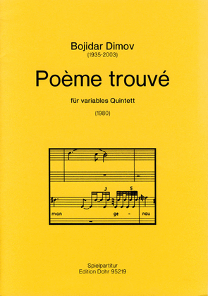 Poème trouvé für variables Quintett (1980)