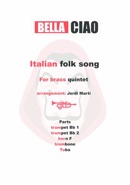 BELLA CIAO - brass quintet image number null