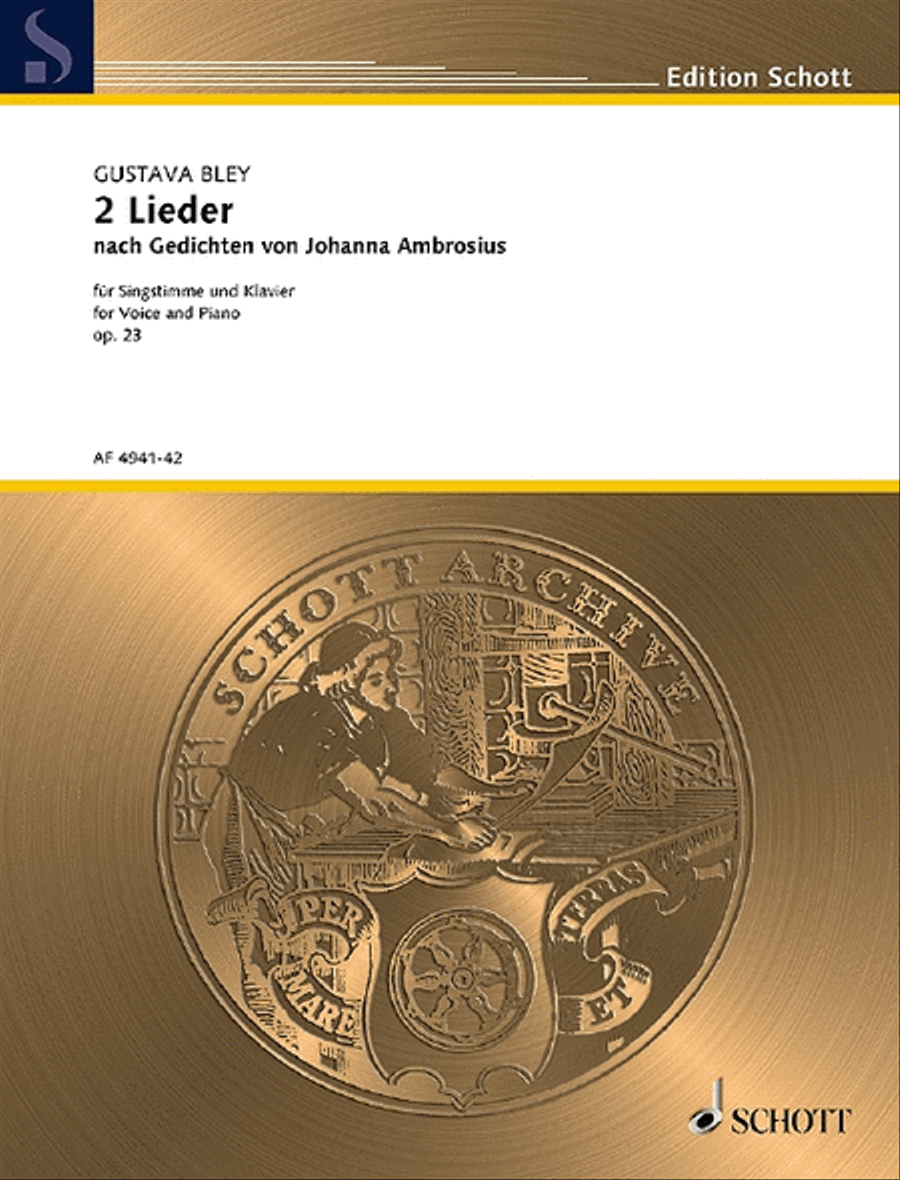 Zwei Lieder Voice Solo scores gallery preview page 1
