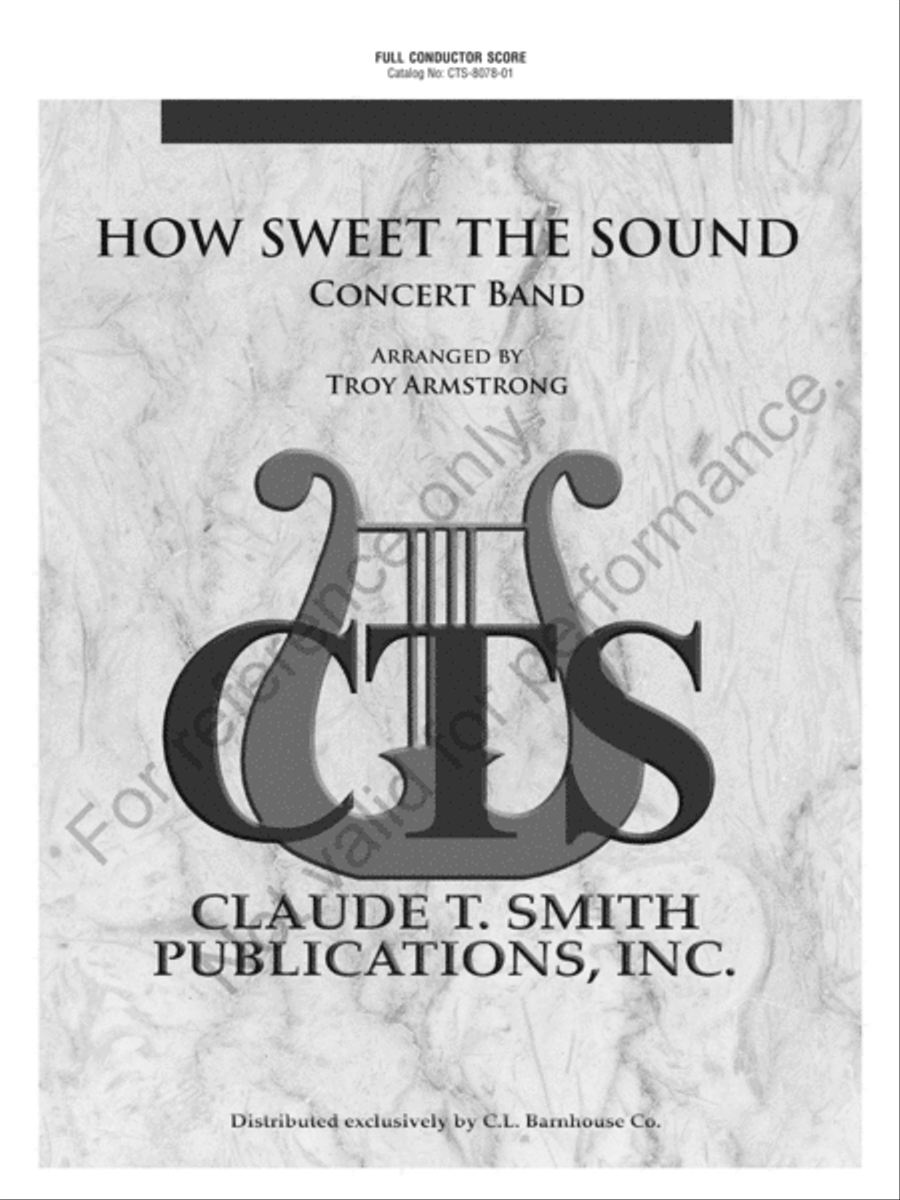 How Sweet The Sound How Sweet The Sound Concert Band scores gallery preview page 2