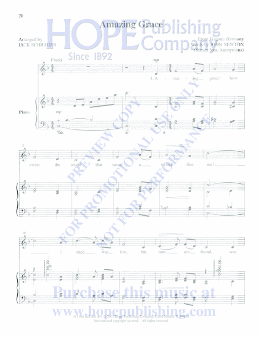 Seven Sacred Vocal Solos High Voice scores gallery preview page 23