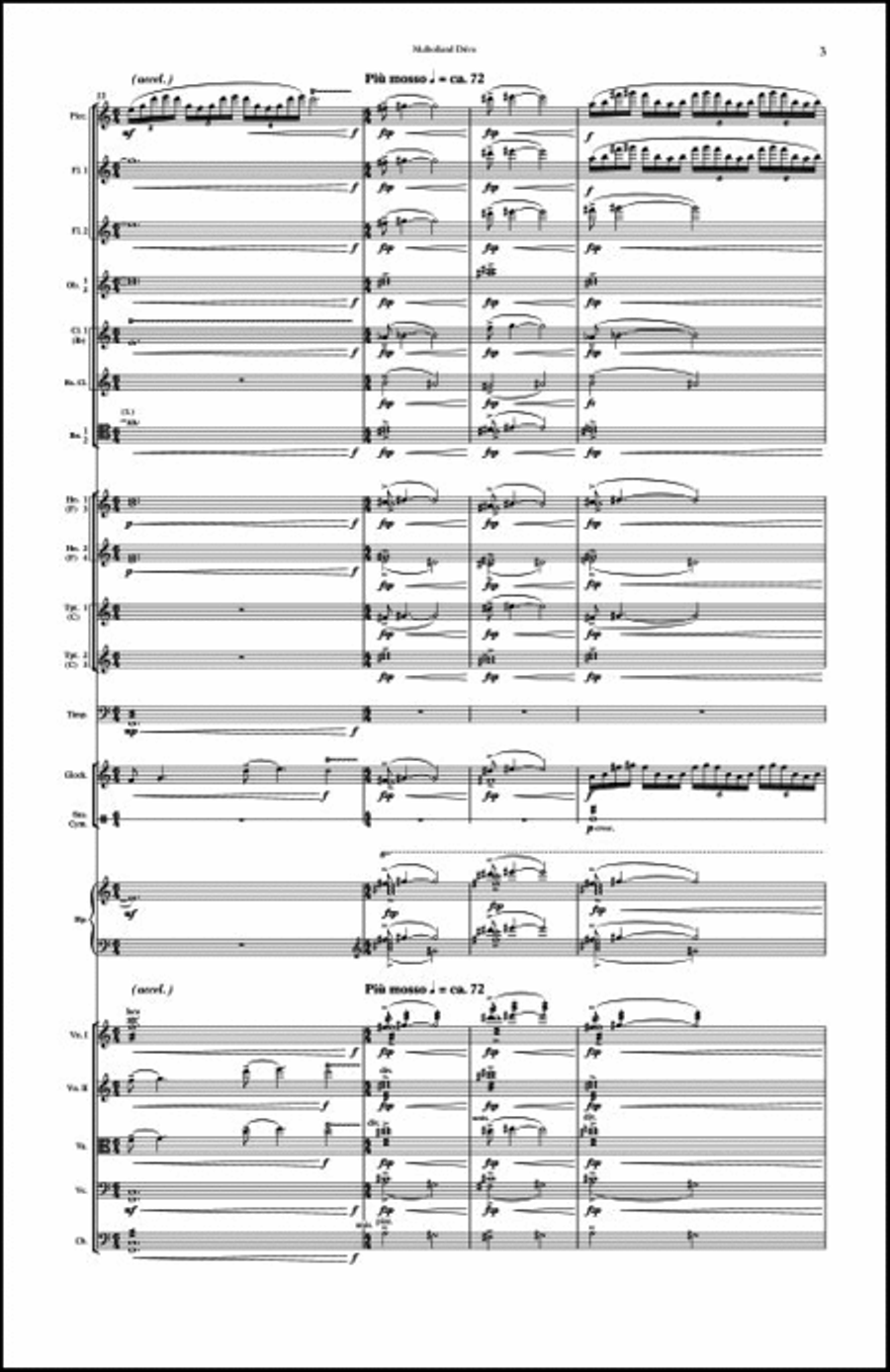 Mulholland Drive Orchestra scores gallery preview page 5