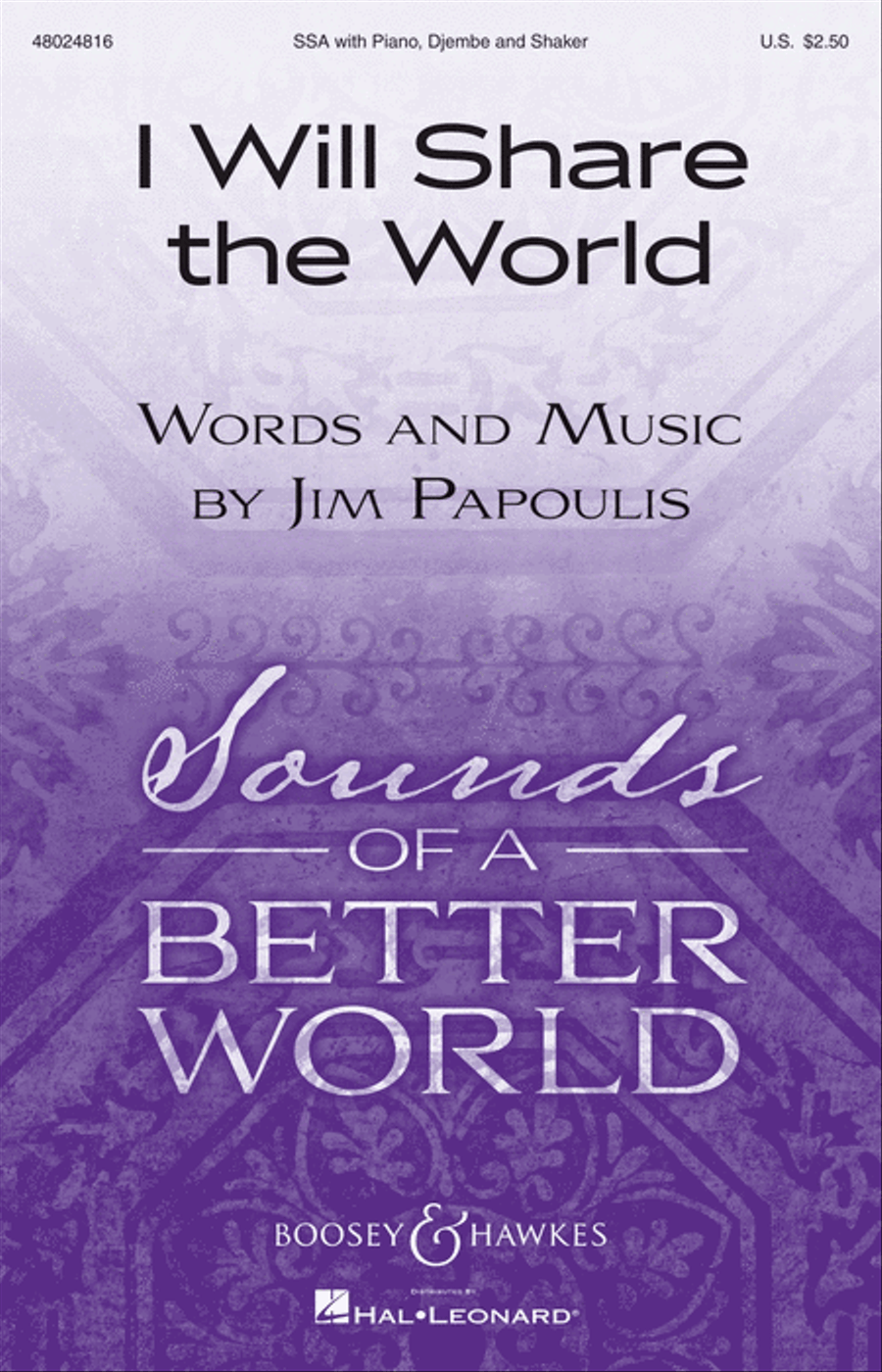 I Will Share the World I Will Share the World SSA scores gallery preview page 1