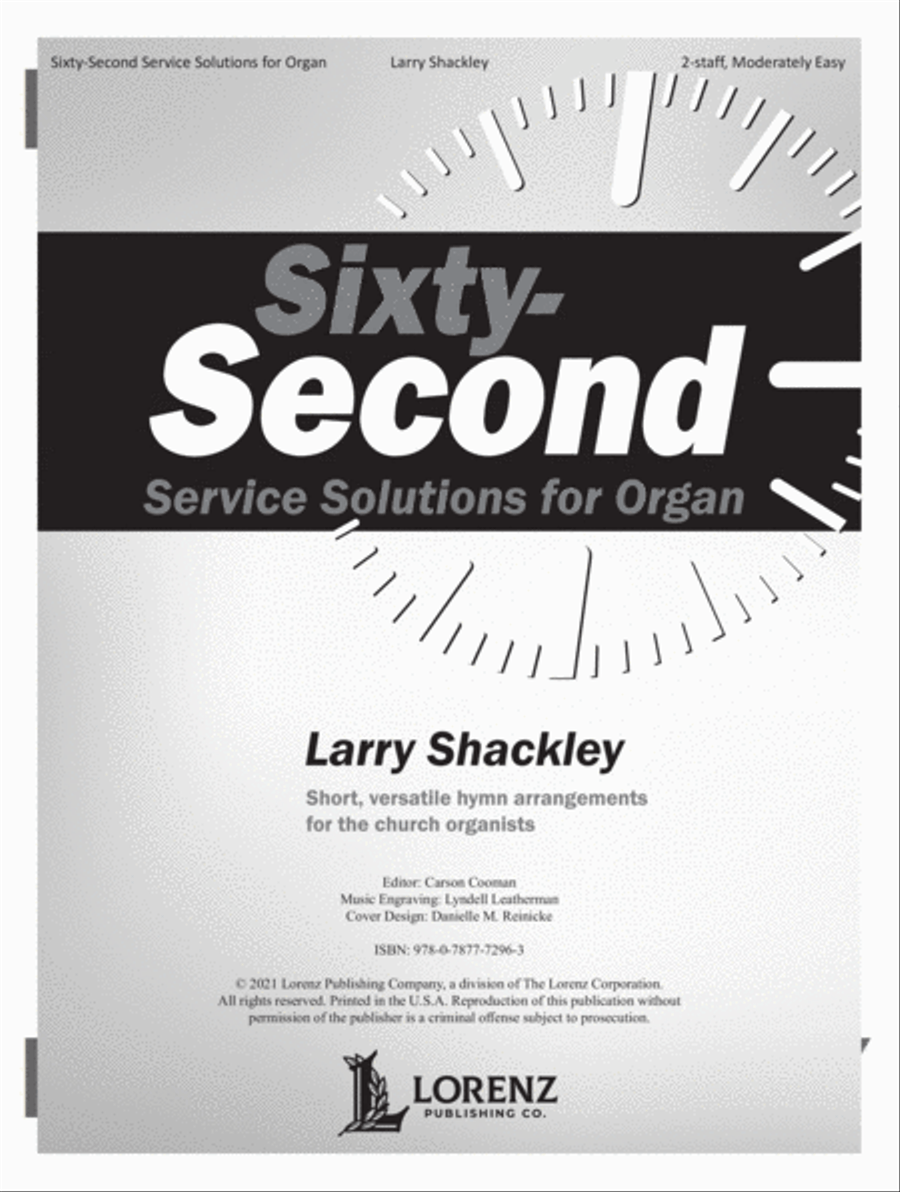 Sixty-Second Service Solutions for Organ Organ Solo scores gallery preview page 2