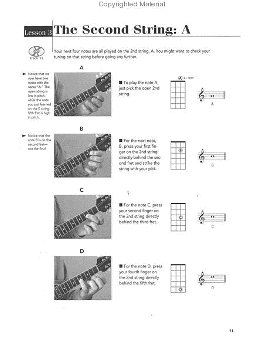 Play Mandolin Today! Beginner's Pack Guitar Tablature scores gallery preview page 3
