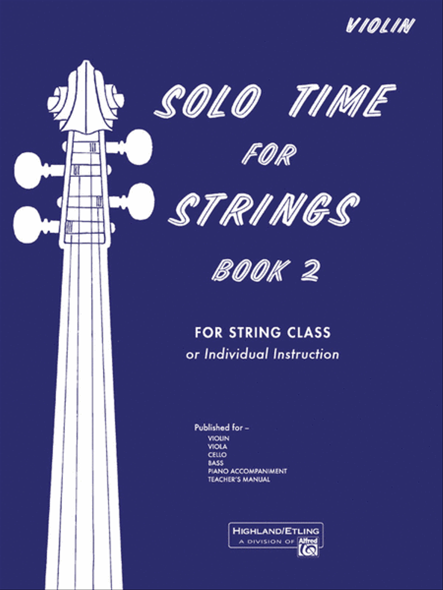 Solo Time for Strings, Book 2