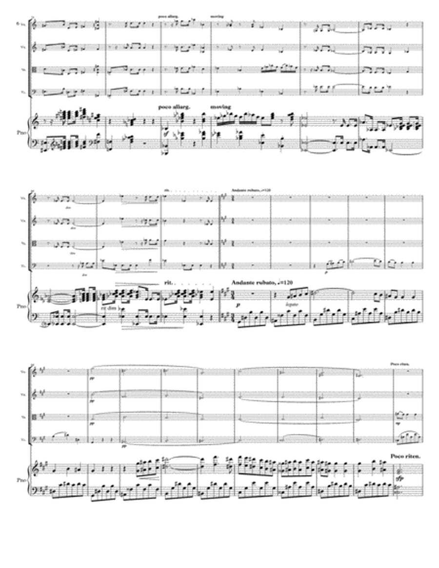 Neo-classical / Classical Piano Quintet, op. 58