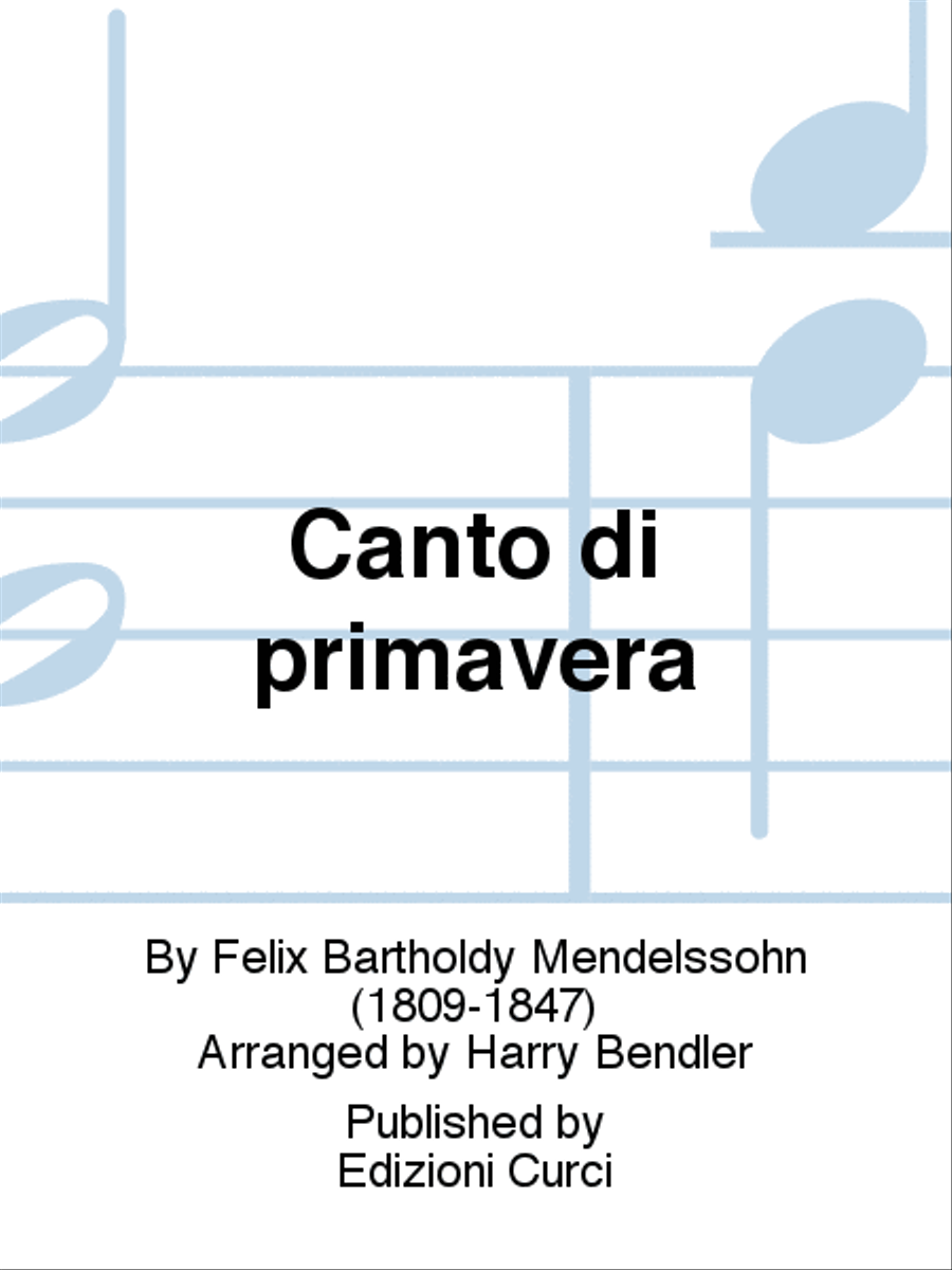 Canto di primavera Piano Solo scores gallery preview page 1