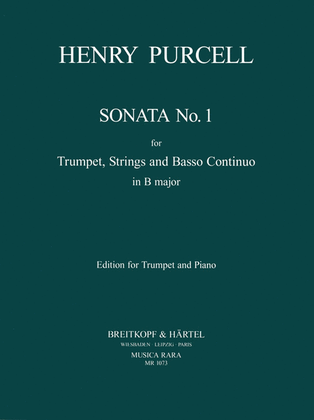 Book cover for Sonata No. 1 in D major