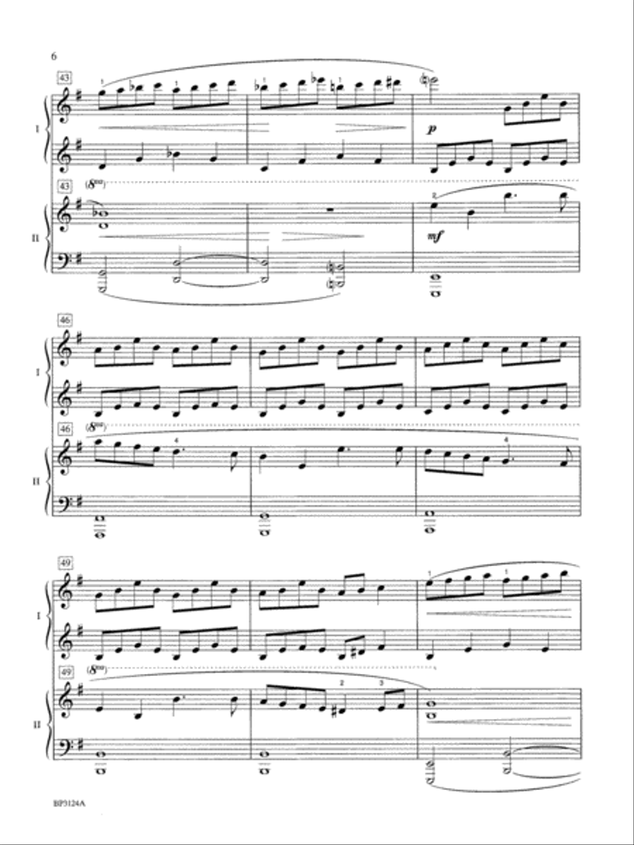 Concerto in G Major - Piano Duo (2 Pianos, 4 Hands) Piano Method scores gallery preview page 6