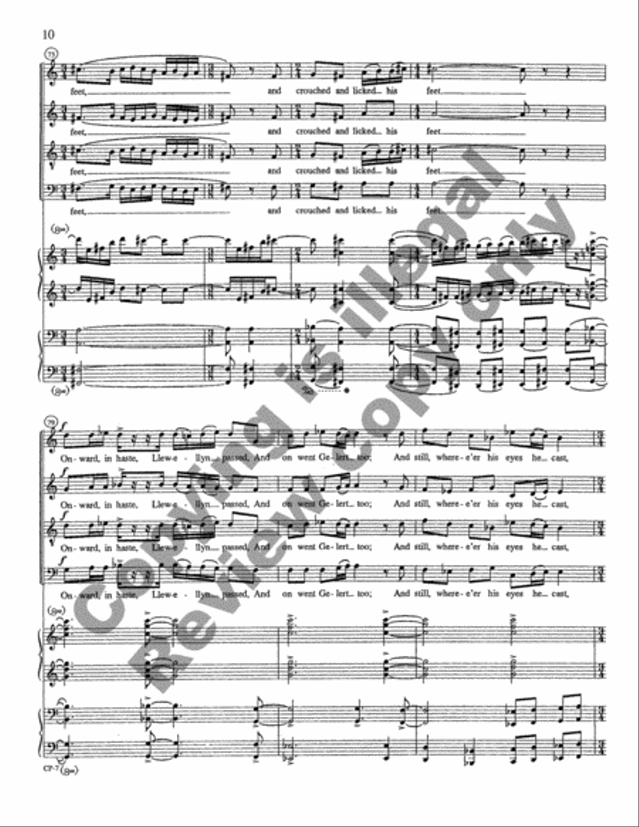 Beth Gelert 4-Part scores gallery preview page 12