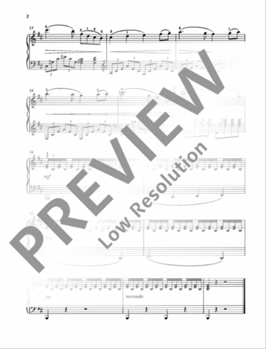 Swan Lake Piano Solo scores gallery preview page 3