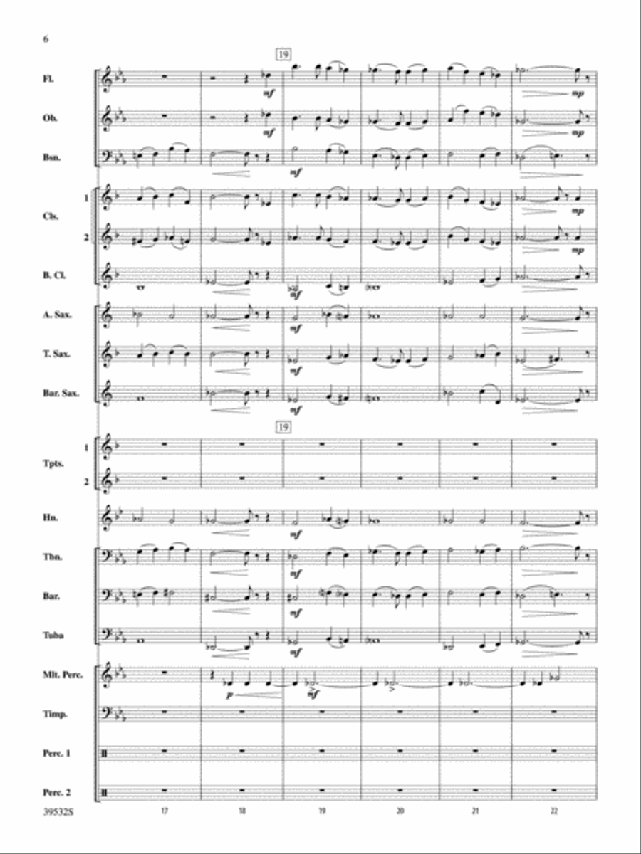 America, the Beautiful: Score Concert Band scores gallery preview page 6
