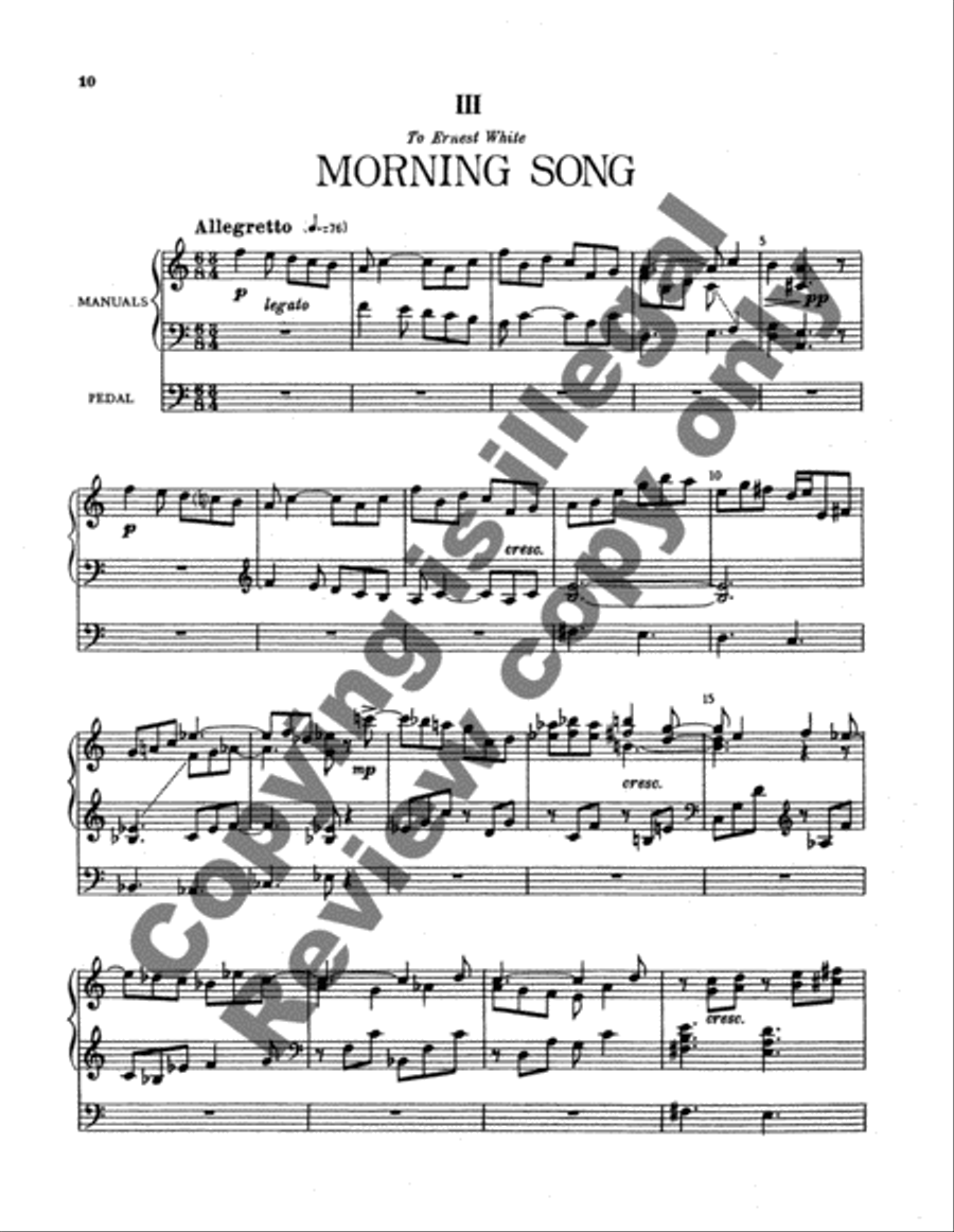 Suite for Organ Suite for Organ Organ Solo scores gallery preview page 12