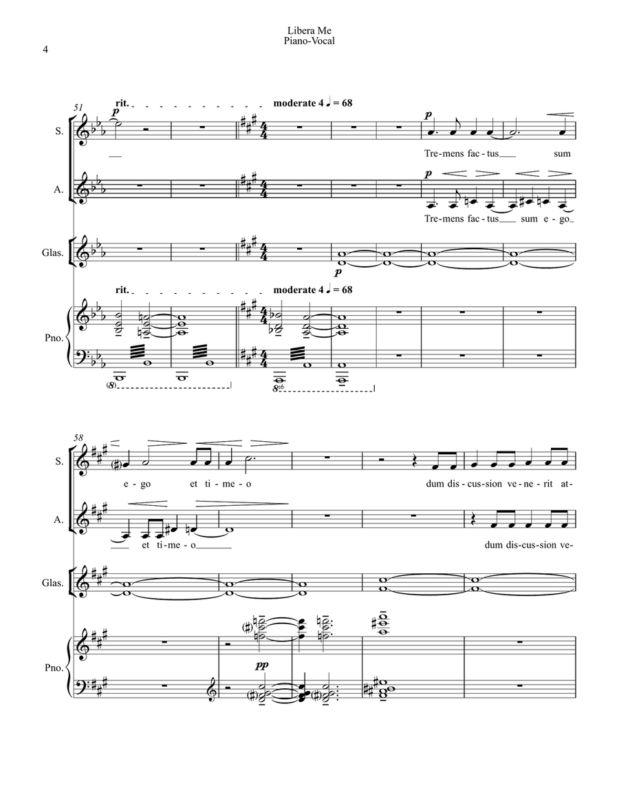 Libera Me SSA scores gallery preview page 4