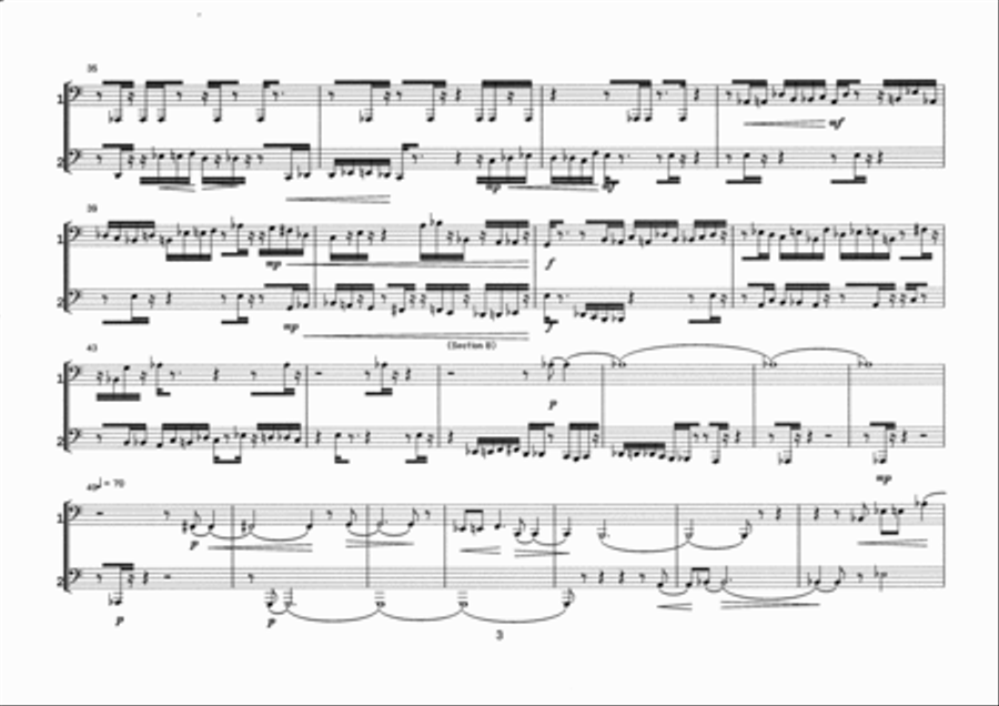 3.28.90 (tuba duo) 3.28.90 (tuba duo) Brass Duet scores gallery preview page 5