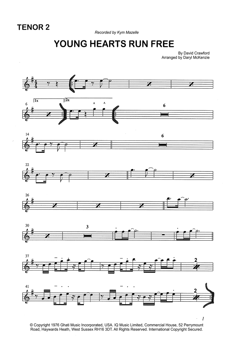Young Hearts Run Free Jazz Ensemble scores gallery preview page 5