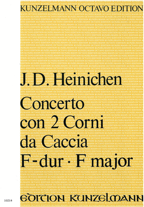 Book cover for Concerto for 2 horns in F major