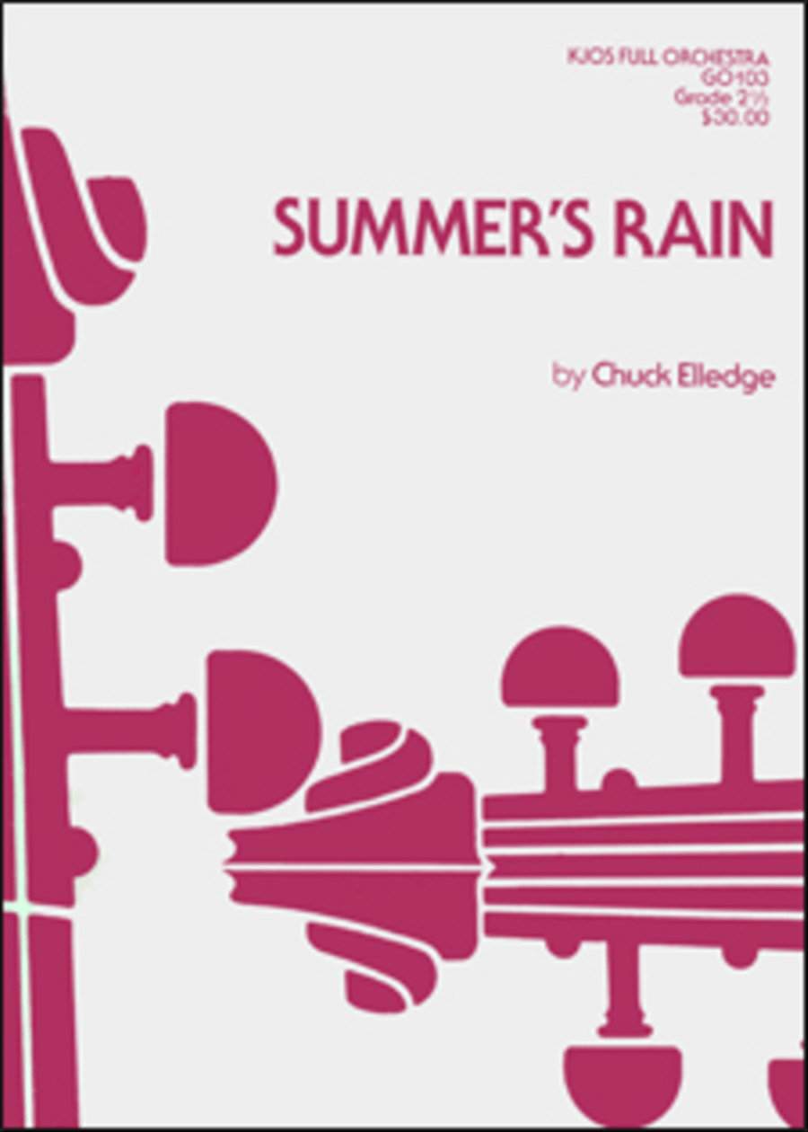 Summer's Rain Full Orchestra scores gallery preview page 1