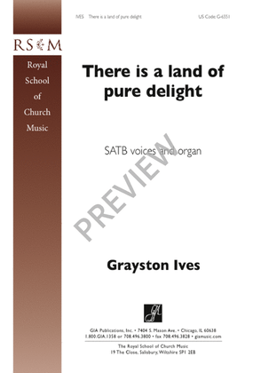 Book cover for There is a land of pure delight