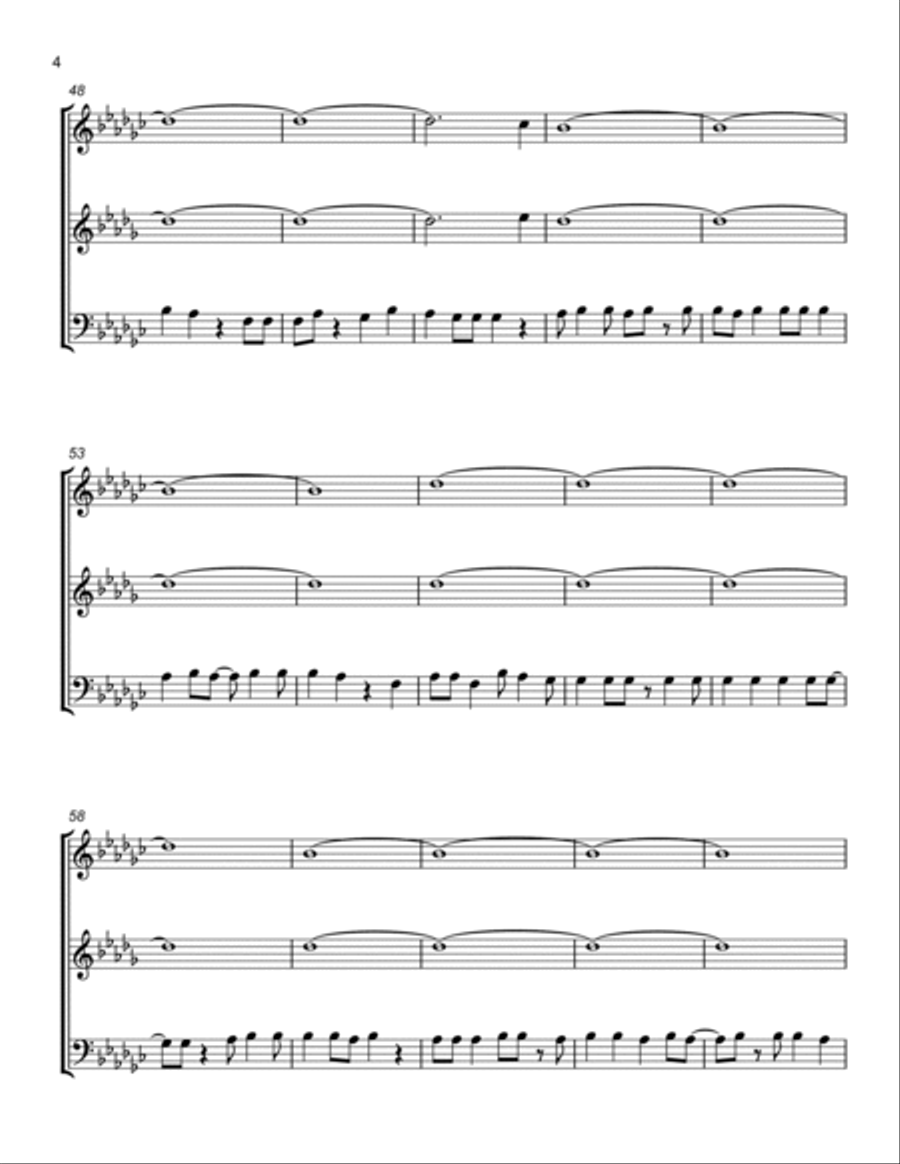 Three Prayers Small Ensemble scores gallery preview page 4