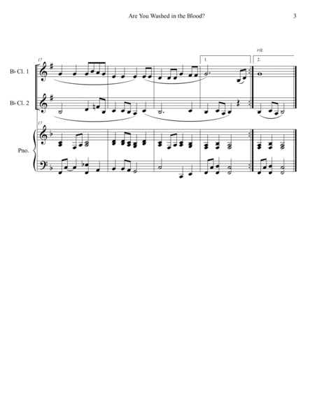 10 Easter Duets for 2 Clarinets and Piano - Vol. 2 image number null