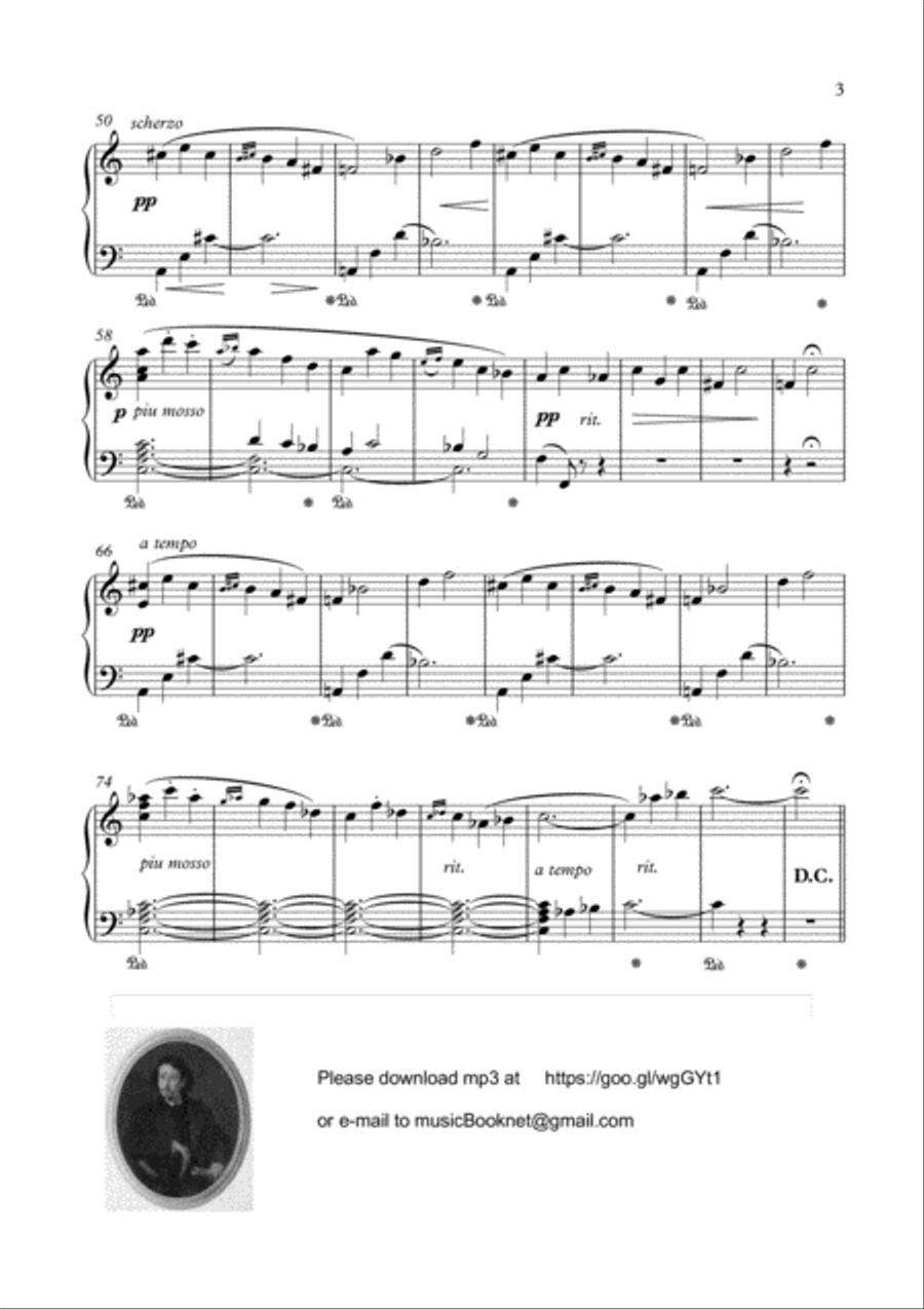 Masterpieces for solo piano 3 by P. Tchaikovsky and L. Dauphin Piano Solo scores gallery preview page 4
