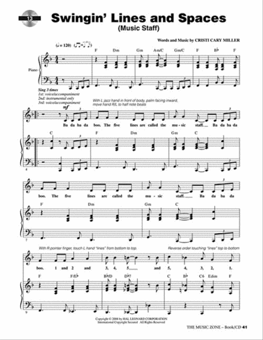 The Music Zone Collection / Songbook scores gallery preview page 6