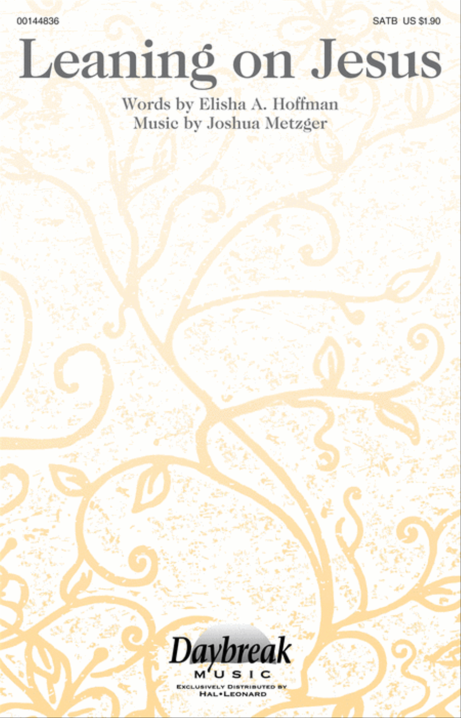 Leaning on Jesus 4-Part scores gallery preview page 1