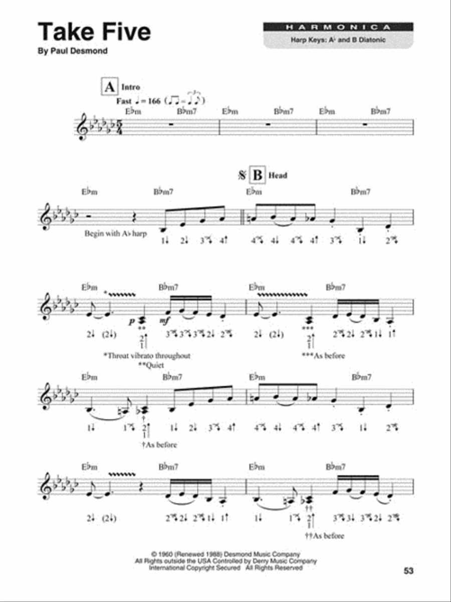 Jazz Classics Harmonica scores gallery preview page 4