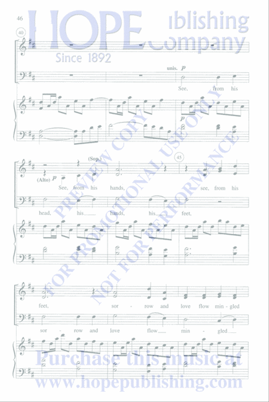 Here is the Love Here is the Love Choir scores gallery preview page 50