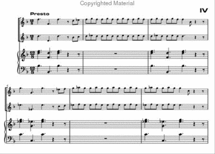 Concerto in B-flat major Orchestra scores gallery preview page 5