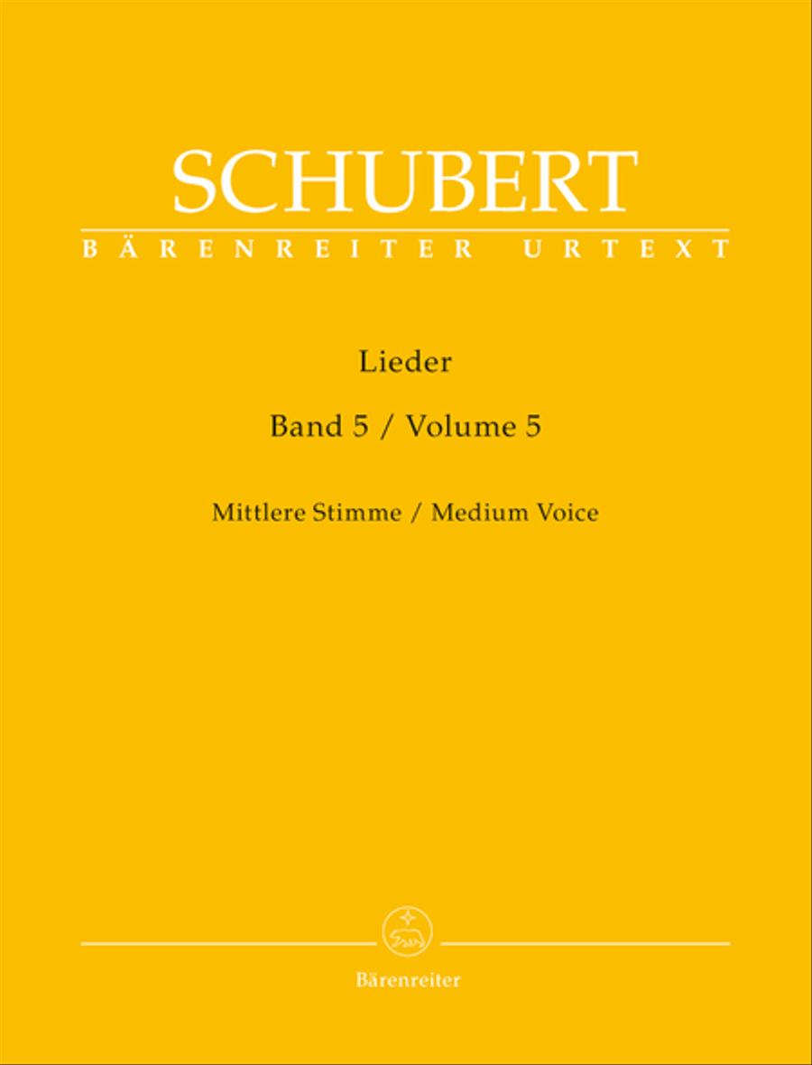 Lieder, Volume 5 Medium Voice scores gallery preview page 1