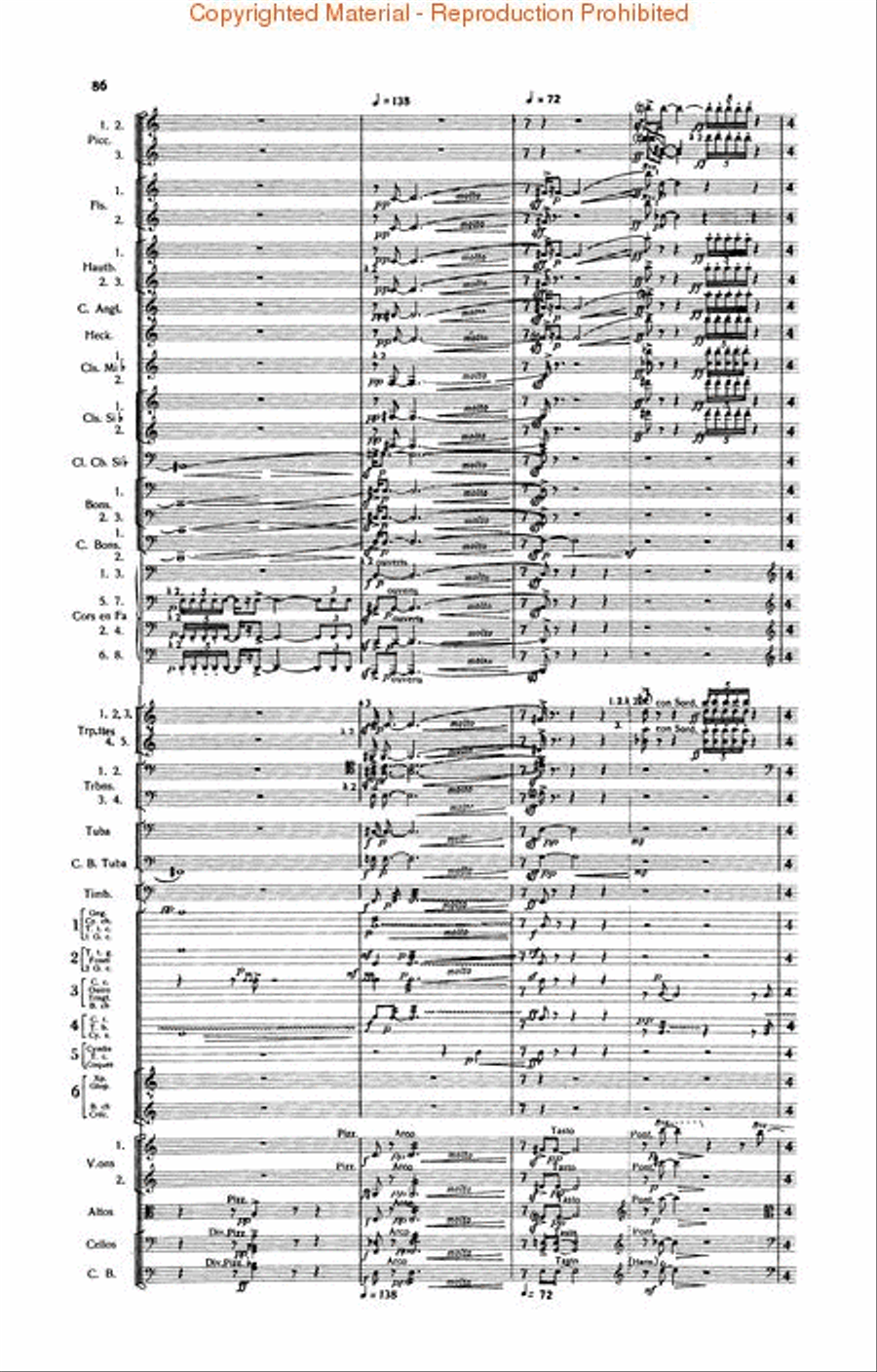 Eck Arcana For Orch Stsc Study Score scores gallery preview page 2