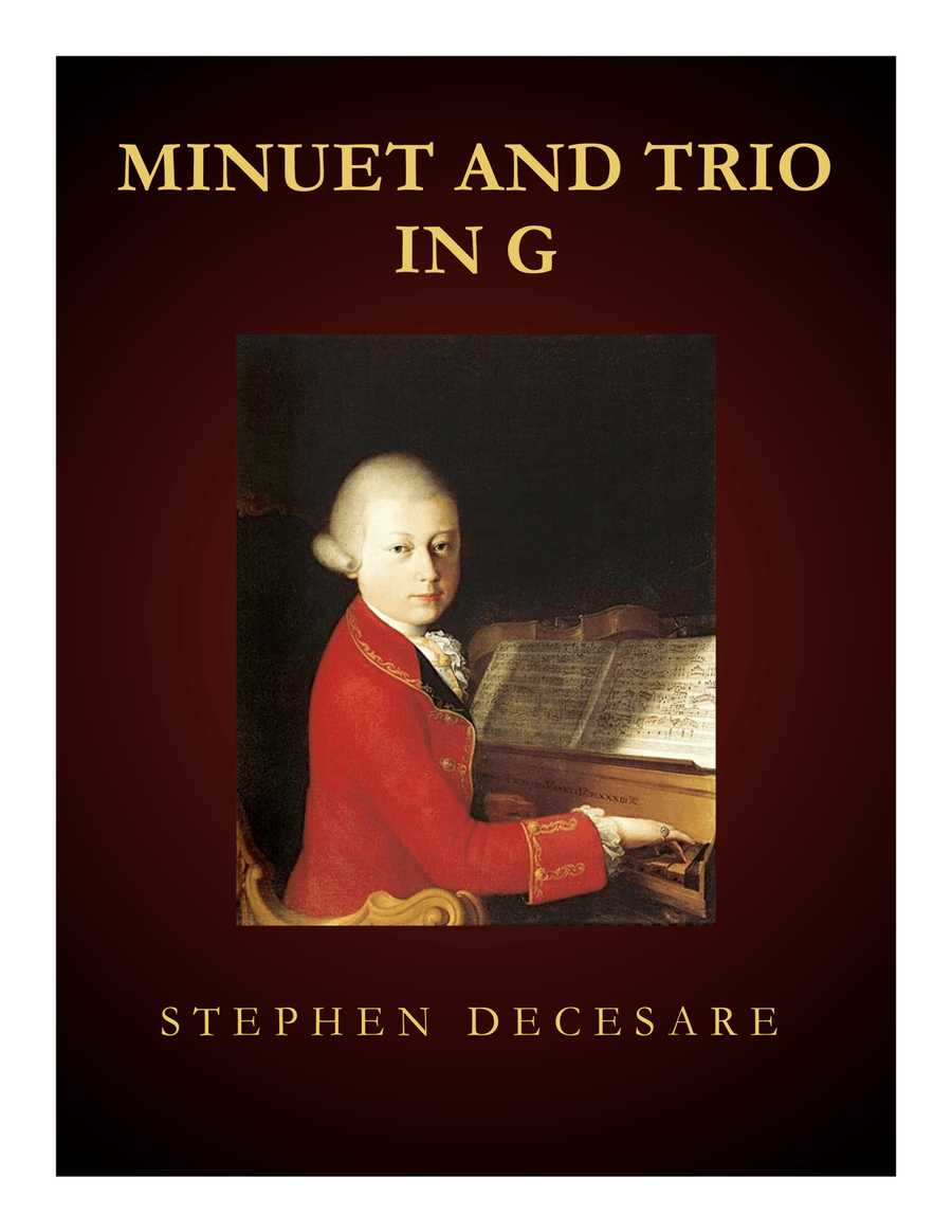 Minuet and Trio in G String Trio scores gallery preview page 1