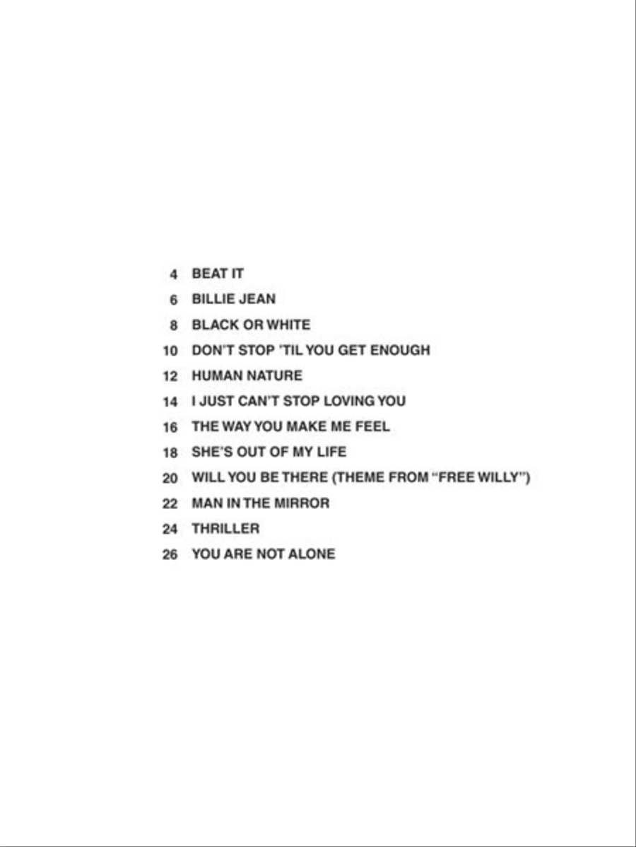 Michael Jackson – Instrumental Solos Alto Saxophone scores gallery preview page 3