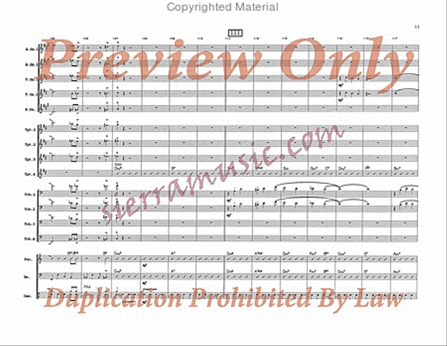 After You've Gone Big Band scores gallery preview page 12