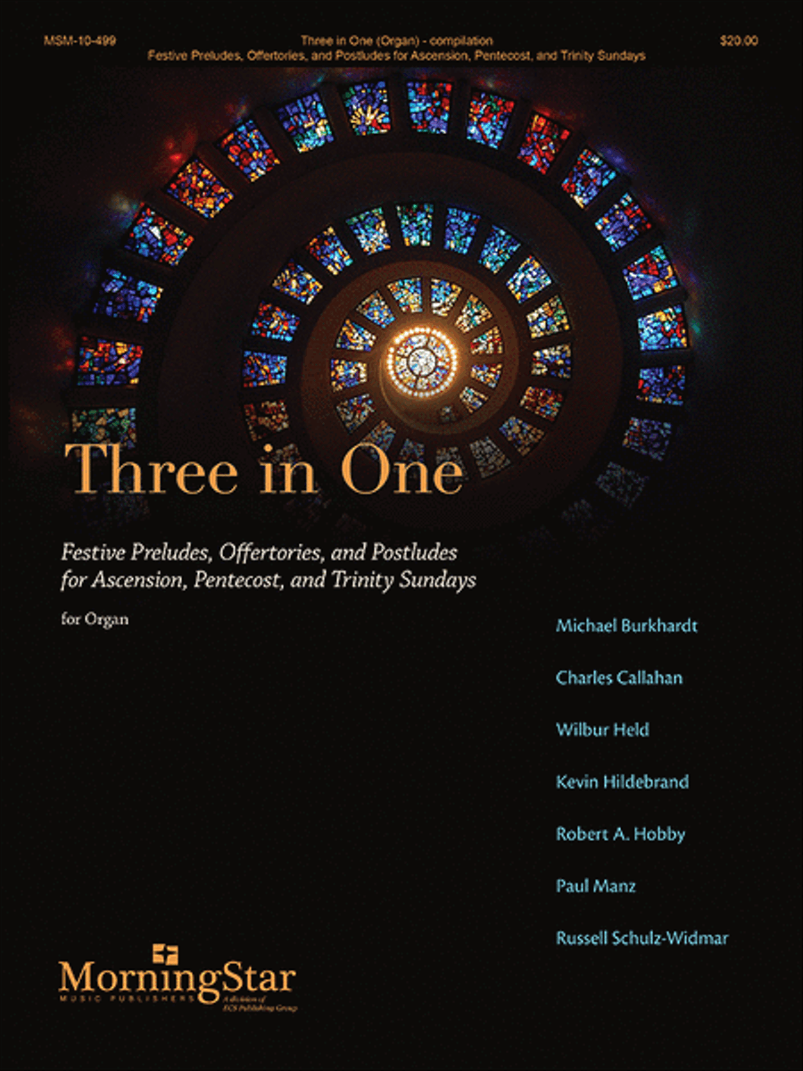 Three in One Organ scores gallery preview page 1