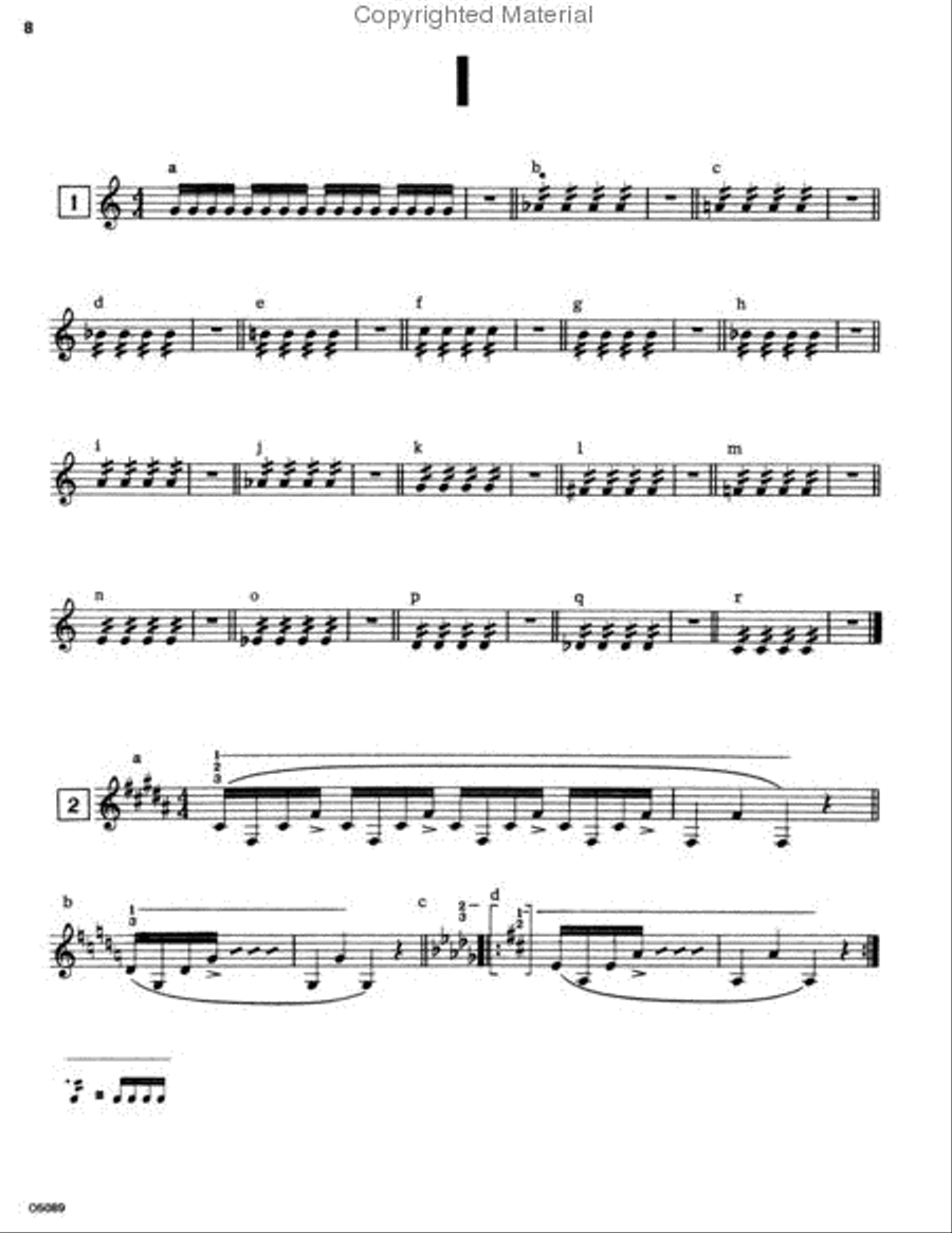 Tongue Level Exercises B-Flat Trumpet scores gallery preview page 2