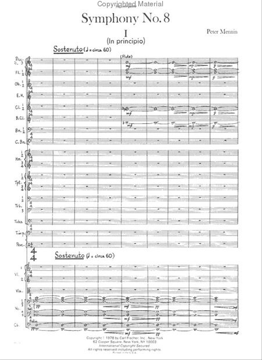 Symphony No. 8 Orchestra scores gallery preview page 2