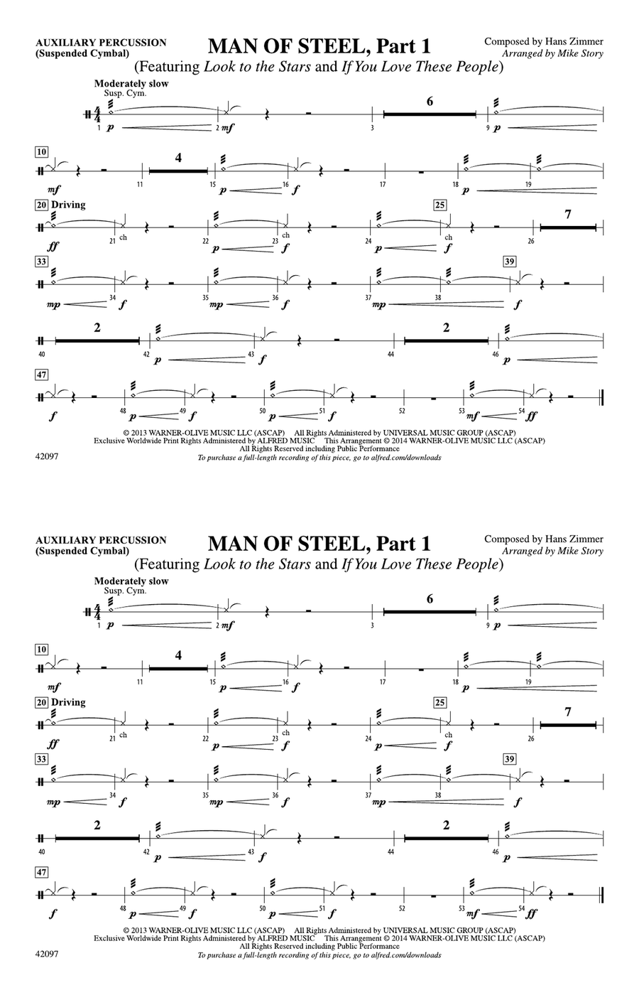 Man of Steel, Part 1: Auxiliary Percussion
