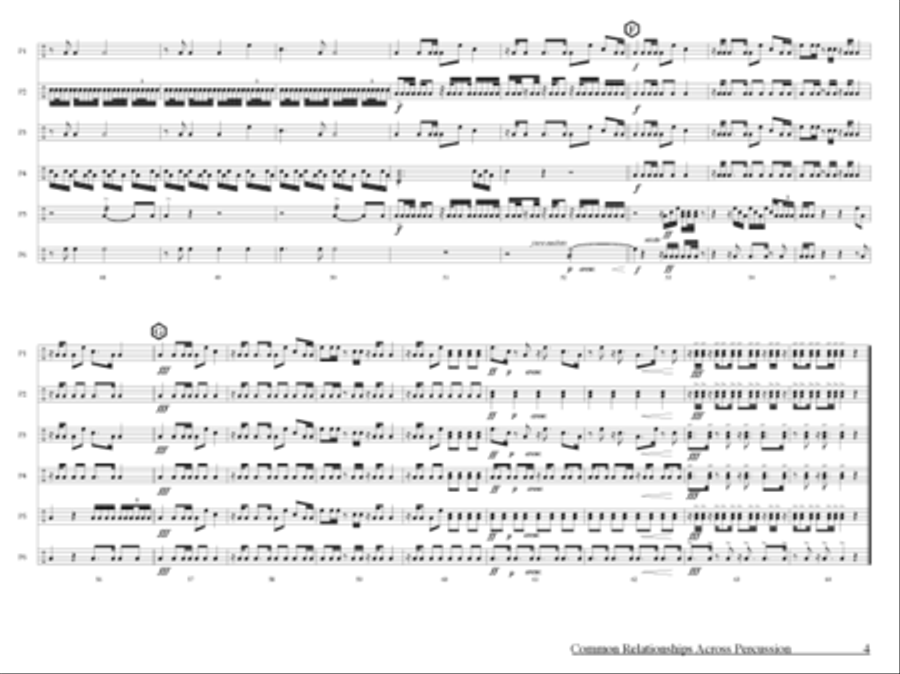 Common Relationships Across Percussion Percussion Ensemble scores gallery preview page 2