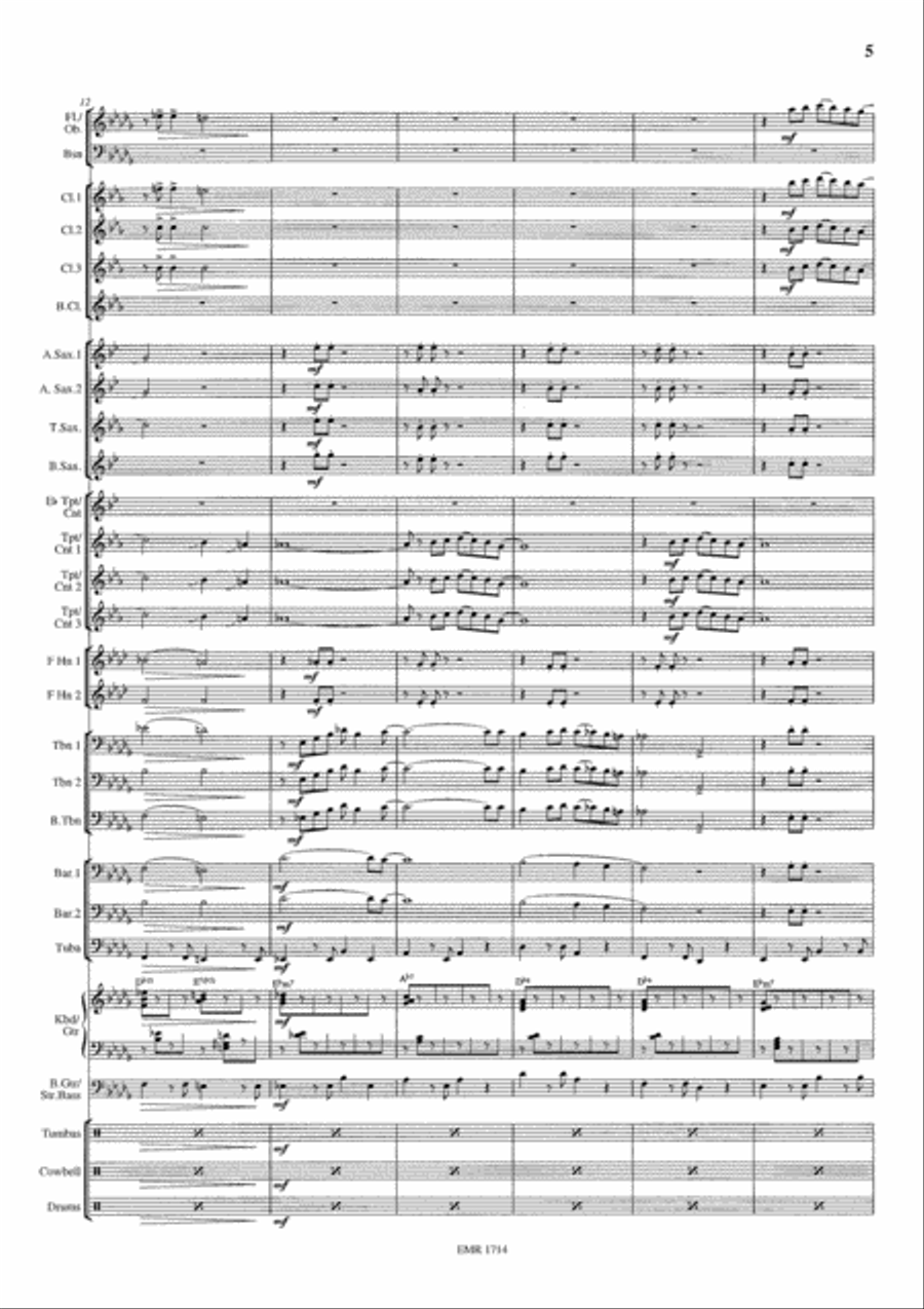 C'est Si Bon Concert Band scores gallery preview page 6