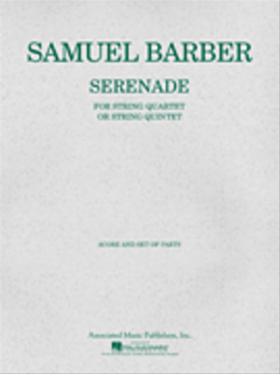 Serenade for Strings, Op. 1 String Orchestra scores gallery preview page 1