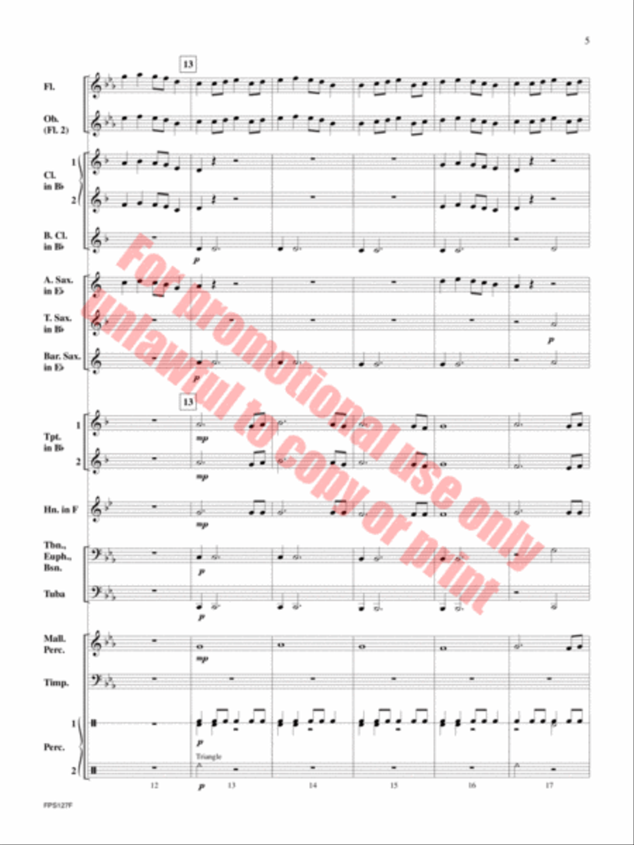 Thunderstruck Thunderstruck Concert Band scores gallery preview page 6