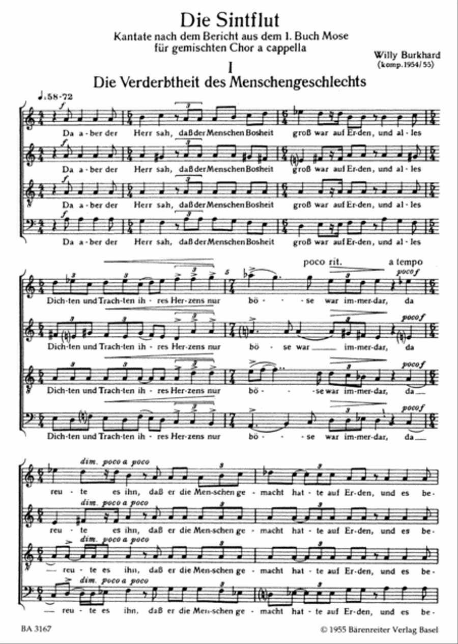 Die Sintflut, Op. 97 A Cappella scores gallery preview page 2
