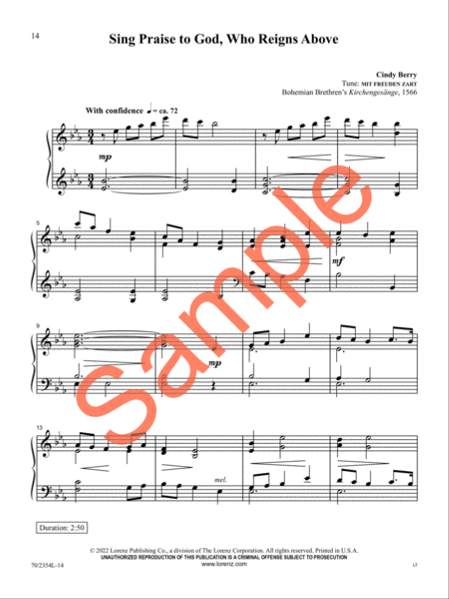 In Joyful Song In Joyful Song Piano Solo scores gallery preview page 12