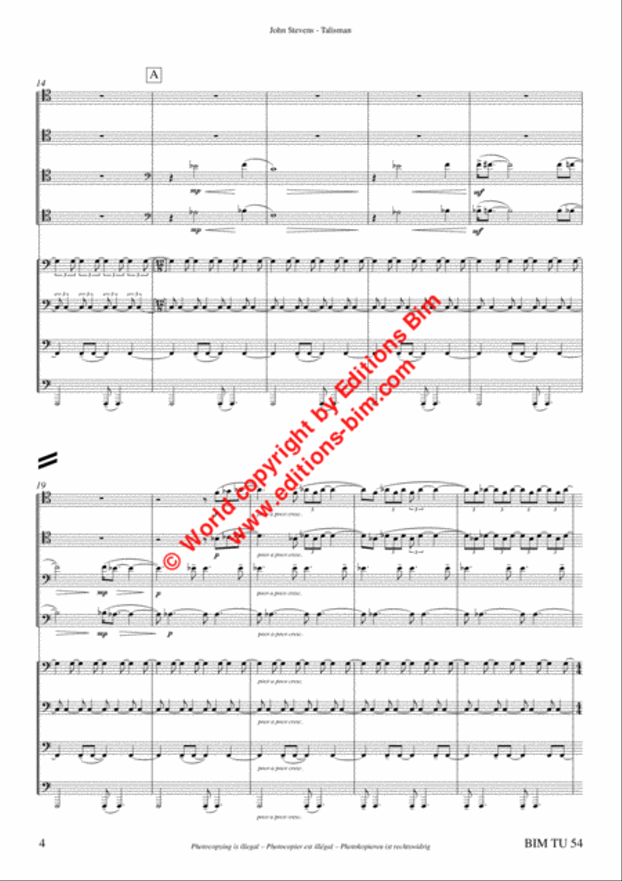 Talisman Talisman Euphonium scores gallery preview page 3