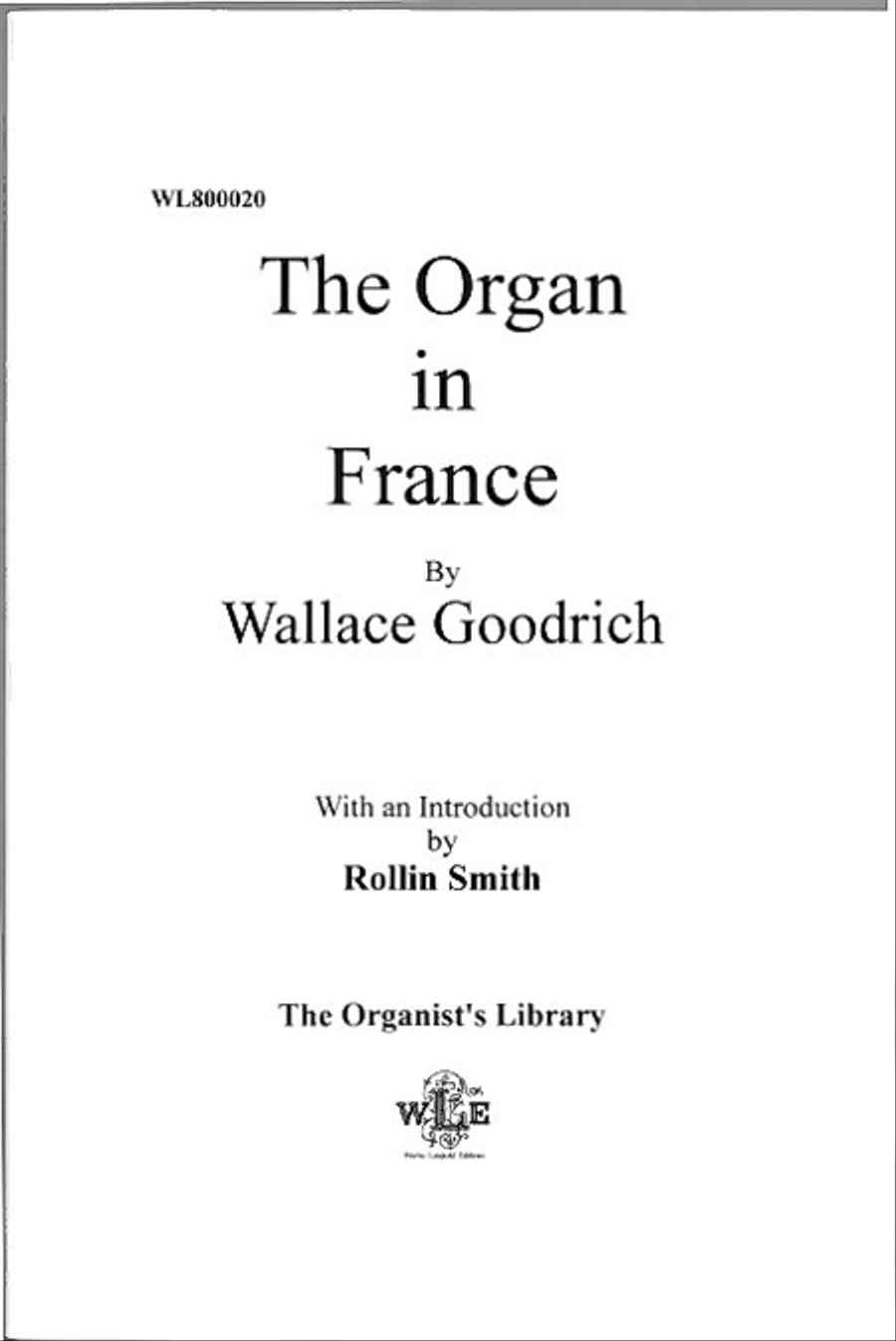 The Organ in France